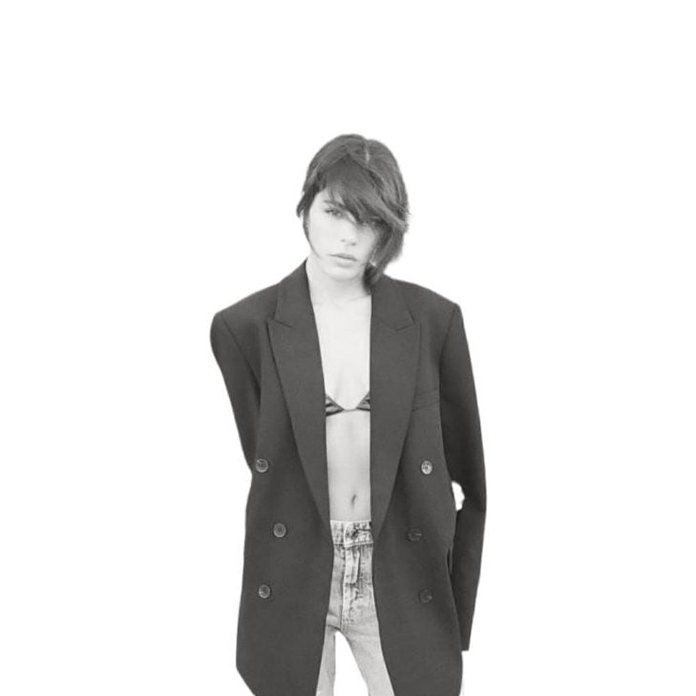 ZARA BLAZER BLACK SIZE M 4432/800/800